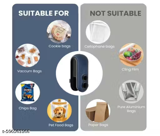 Portable Mini Sealing Machine, Handheld Packet Sealer for Food, Snacks, Chips, Fresh Storage, Plastic bag Sealing Machine,