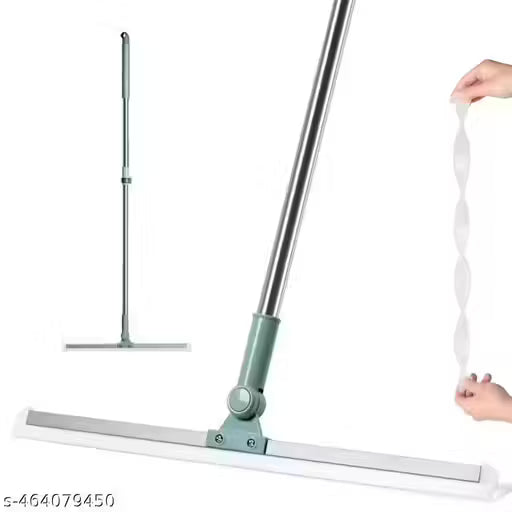 Multifunctional Magic Broom Sweeper | Detachable Indoor Cleaning Broom | Silicone Floor Squeegee Broom with Extended Handle | 180-Degree Rotatable Wiper (2 in 1)