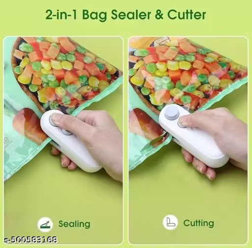 Portable Mini Sealing Machine, Handheld Packet Sealer for Food, Snacks, Chips, Fresh Storage, Plastic bag Sealing Machine,