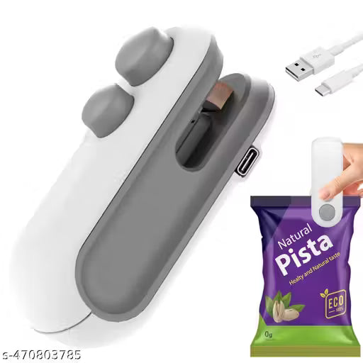 Portable Mini Sealing Machine, Handheld Packet Sealer for Food, Snacks, Chips, Fresh Storage, Plastic bag Sealing Machine,